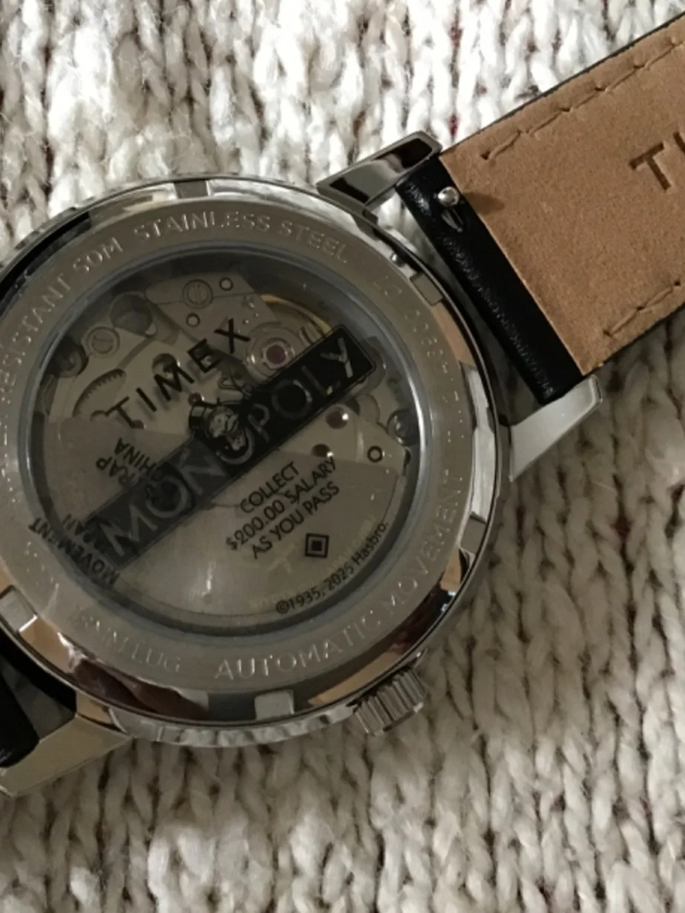 TIMEX Watch Monopoly automatic 38mm UNISEX